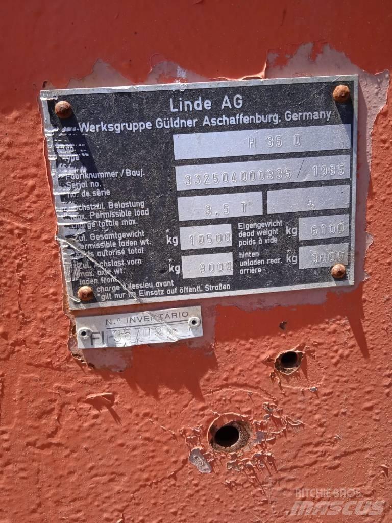 Linde H 35 D Dieselmotviktstruckar