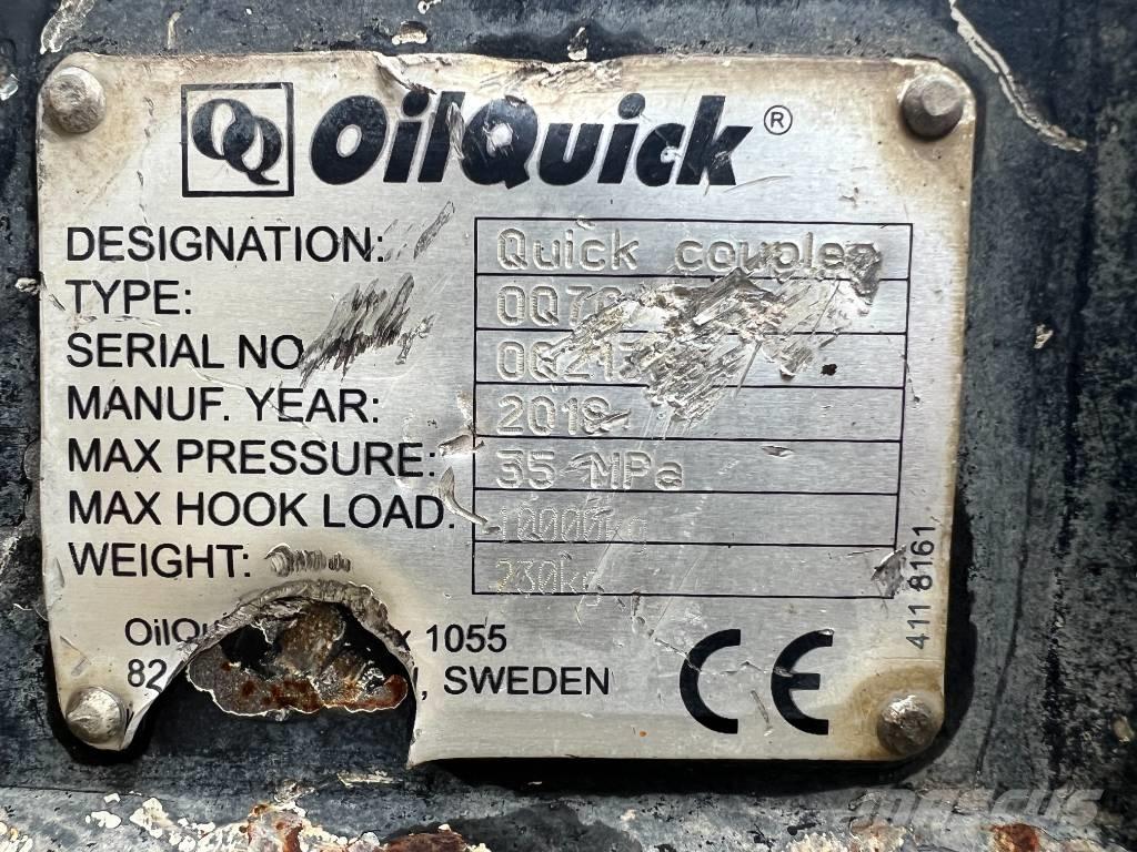 OilQuick OQ70/55 Redskapsfäste/ adaptrar