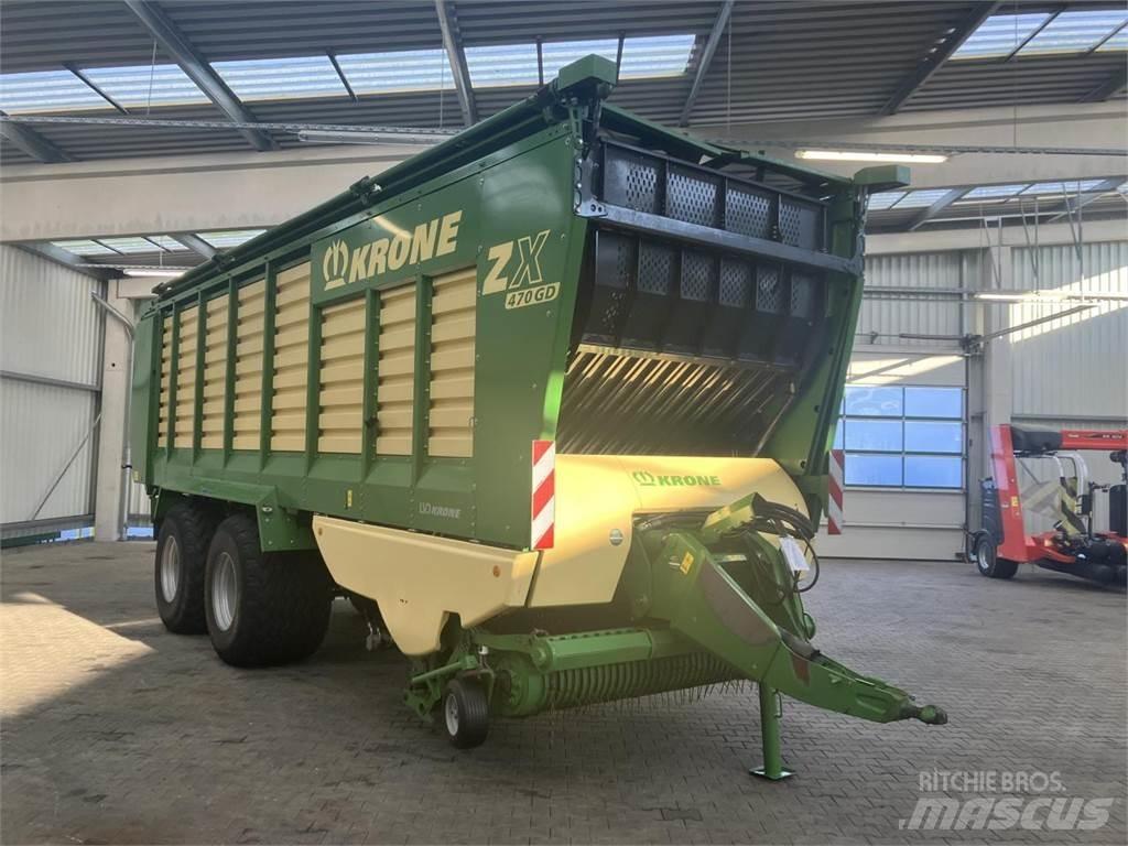 Krone ZX 470 GD Hackvagn / Självlastarvagn
