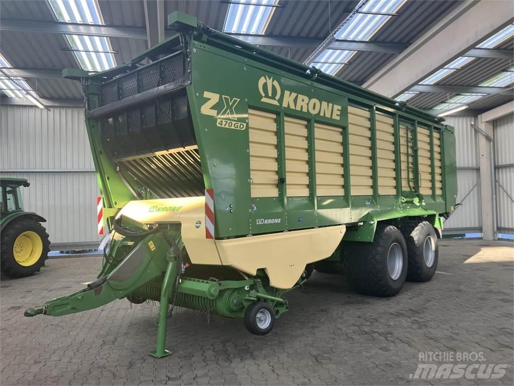 Krone ZX 470 GD Hackvagn / Självlastarvagn