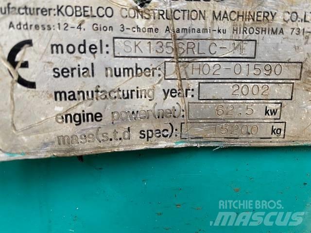 Kobelco SK 135 SR LC Bandgrävare