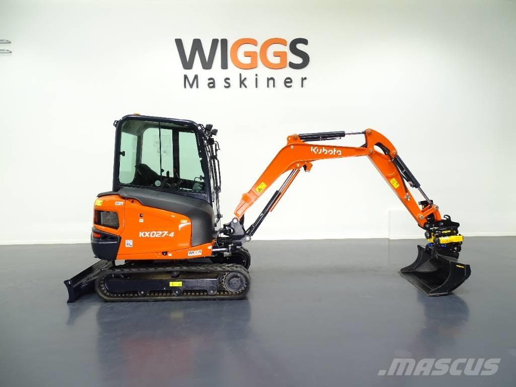 Kubota KX 027-4 Minigrävare < 7t