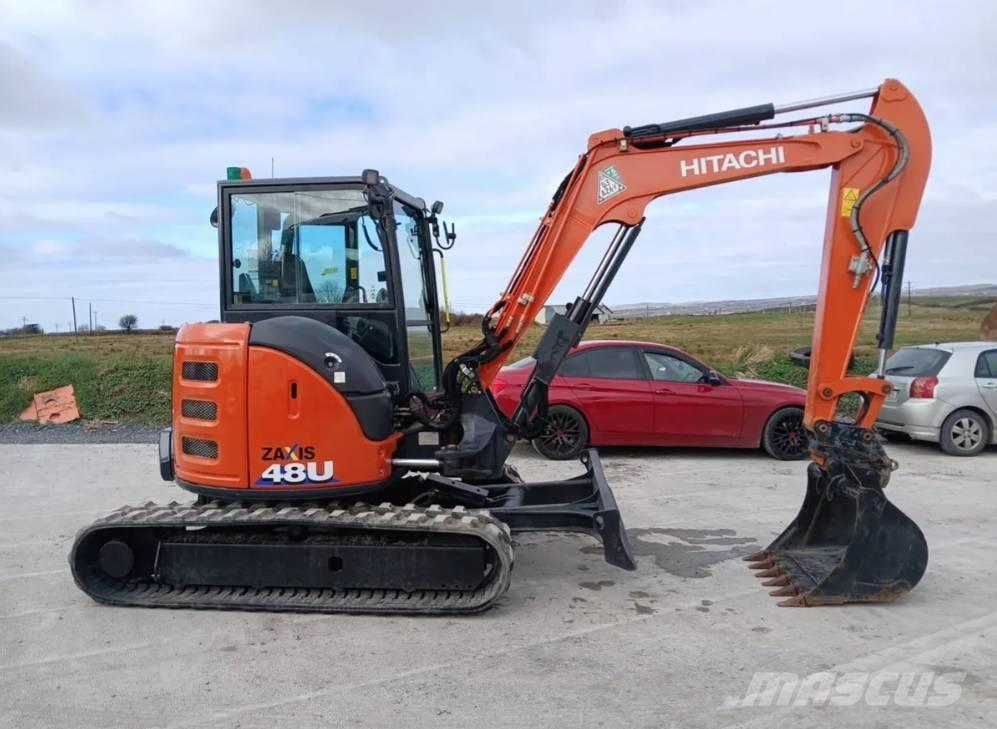 Hitachi ZX 48 U Minigrävare < 7t