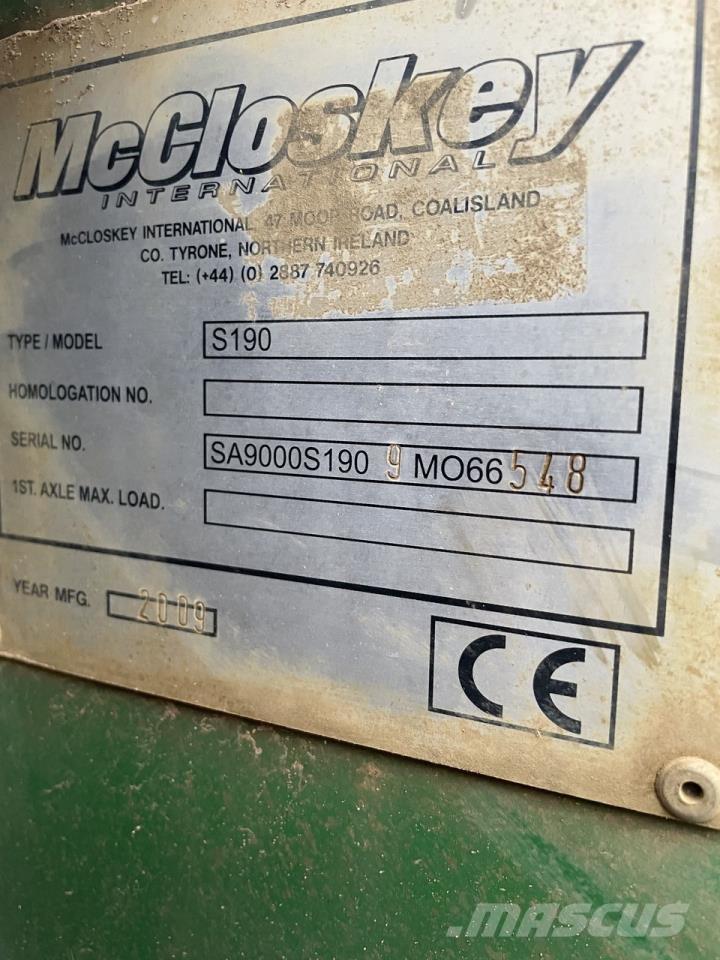 McCloskey S190 Borrutrustning för stenbrott