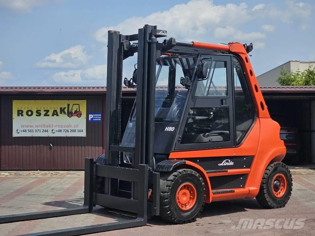 Linde H80D-03 Dieselmotviktstruckar