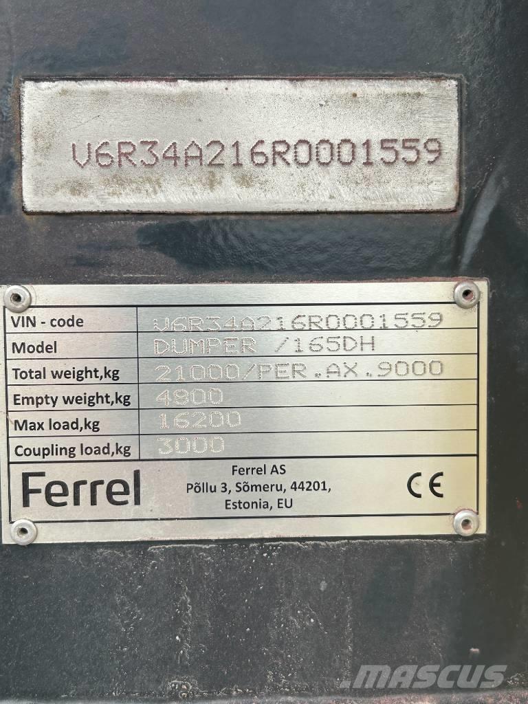 Ferrel 165DH Tippvagnar