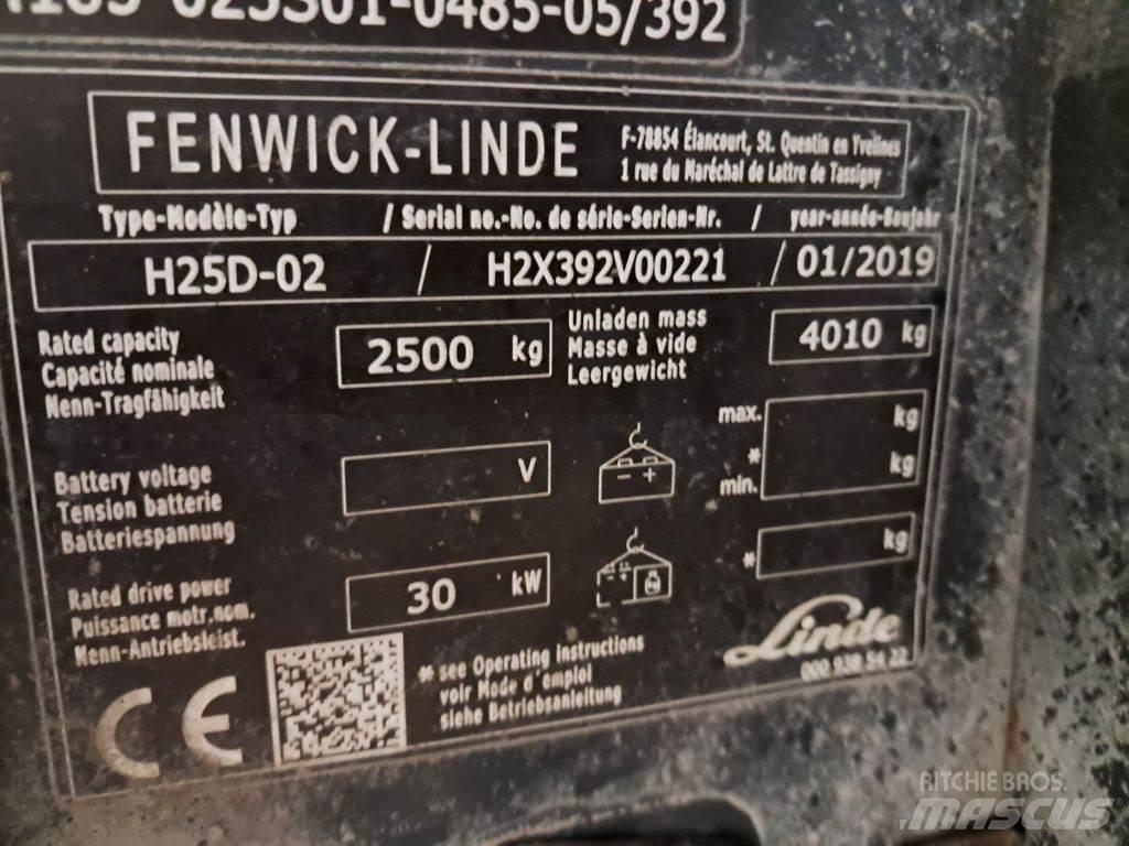 Linde H25D-02 Dieselmotviktstruckar