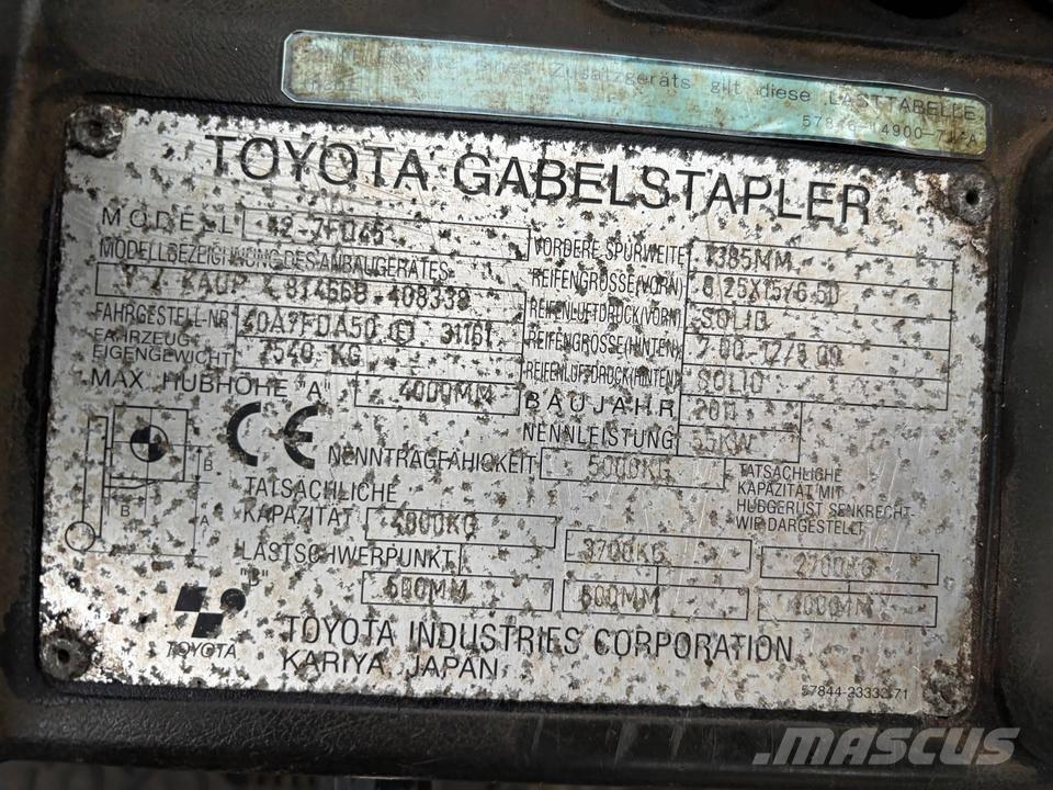 Toyota 7 FD 45 Dieselmotviktstruckar