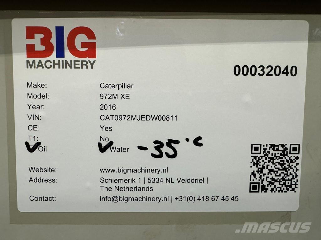 CAT 972M XE Hjullastare