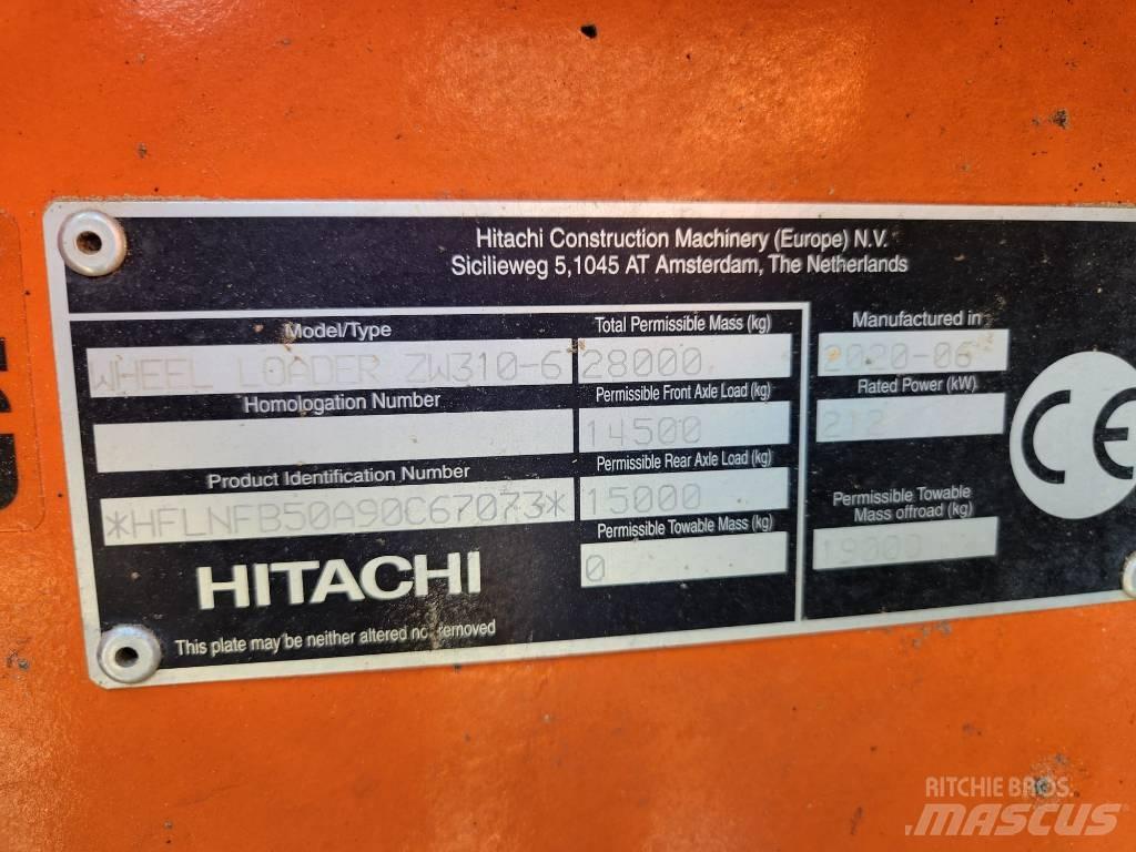 Hitachi ZW310-6 Hjullastare