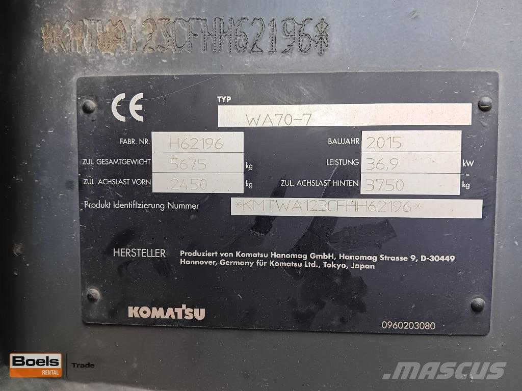 Komatsu WA 70-7 Hjullastare