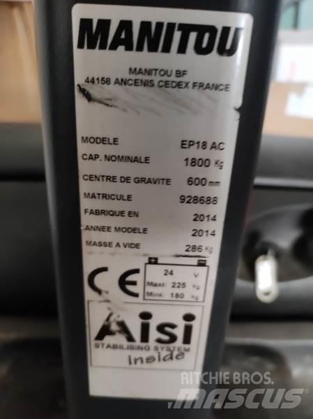 Manitou EP18 Staplare