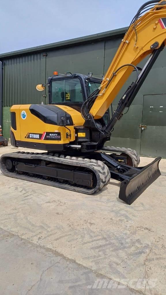 Sany SY 80 U Midigrävmaskiner 7t - 12t