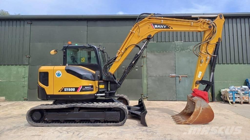 Sany SY 80 U Midigrävmaskiner 7t - 12t