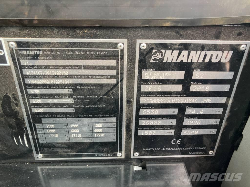 Manitou MLT 630-105 Teleskoplastare