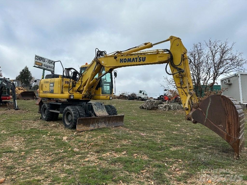 Komatsu PW 160-7E0 Hjulgrävare