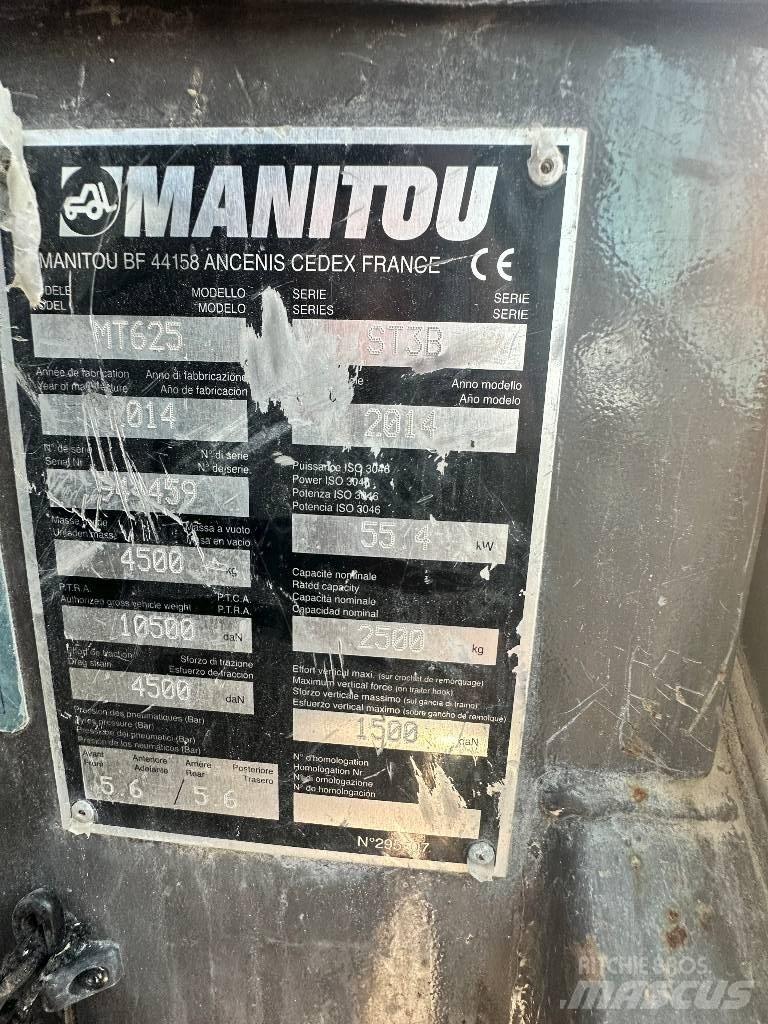 Manitou MT 625 Teleskoplastare
