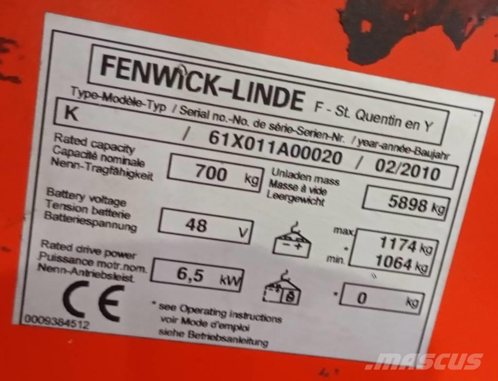 Linde K 011 Skjutstativtruck