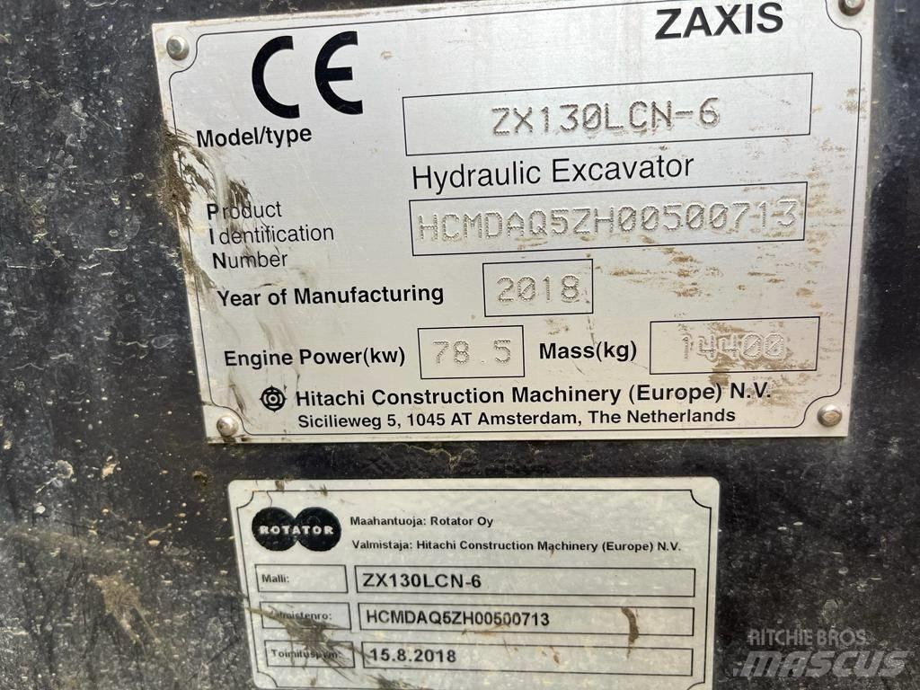 Hitachi ZX130LCN-6 Bandgrävare