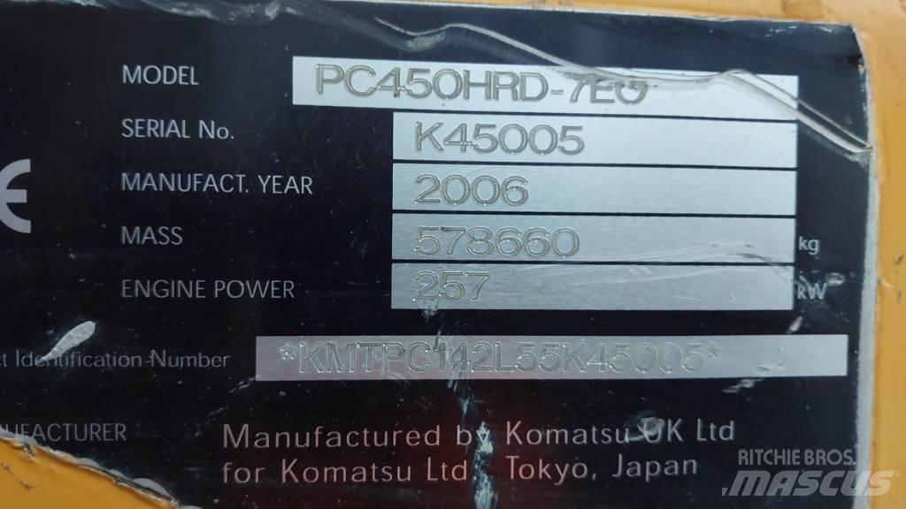 Komatsu PC450HRD-7E0 Rivningsgrävare
