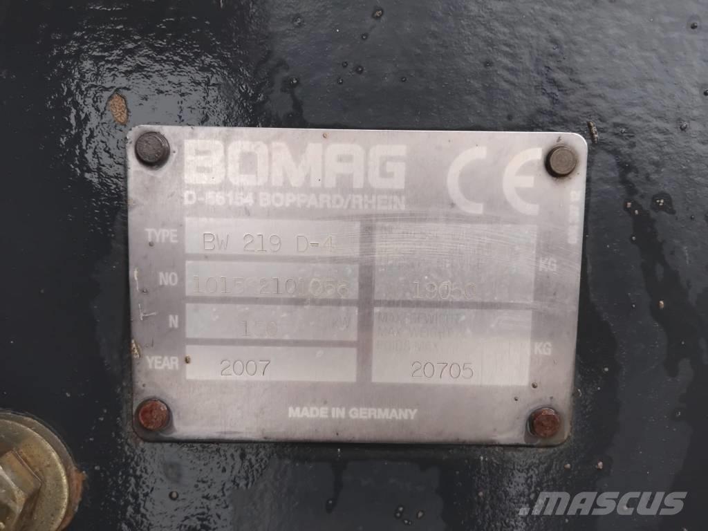 Bomag BW 219 D-4 Envalsvältar