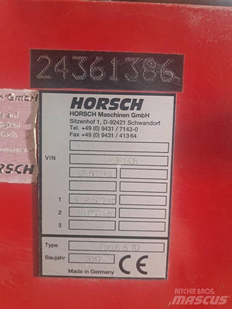 Horsch Focus 6 TD Såmaskiner