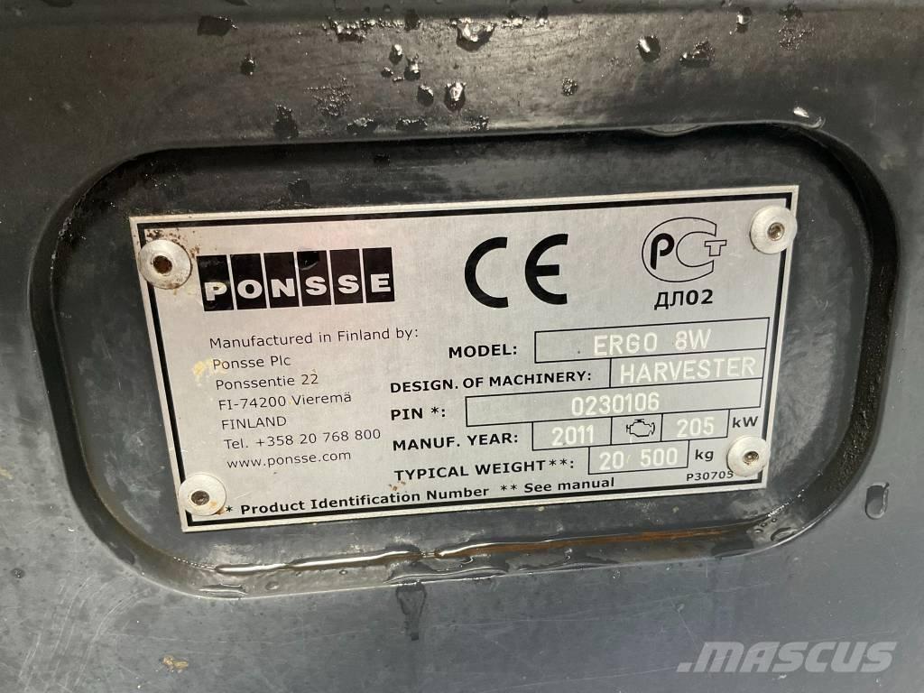Ponsse ERGO 8W Skördare