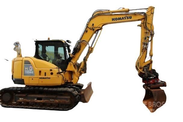 Komatsu PC 118 MR-8 Bommar och stickor