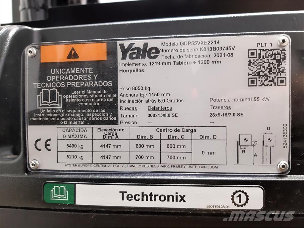 Yale GDP55VX Dieselmotviktstruckar