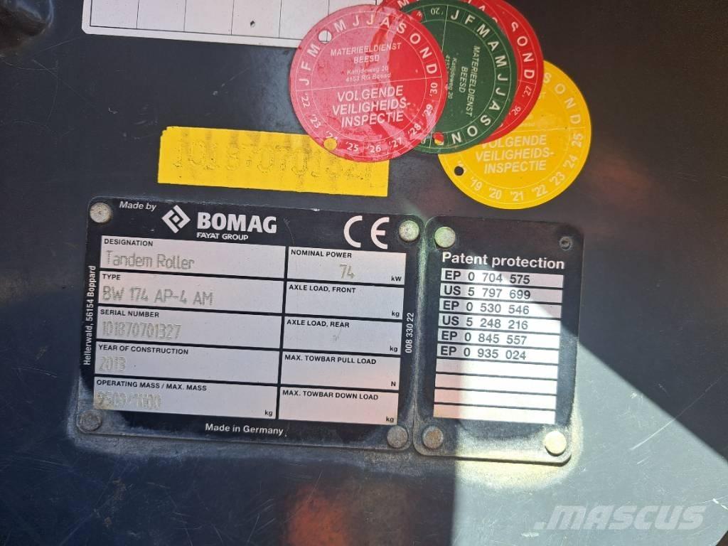 Bomag BW174 AP-4 AM Tvåvalsvältar