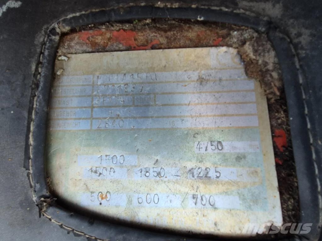 Nissan pd01a15po Gasolmotviktstruckar