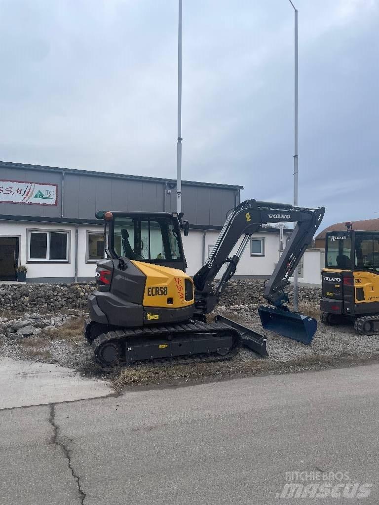 Volvo ECR 58 F Minigrävare < 7t