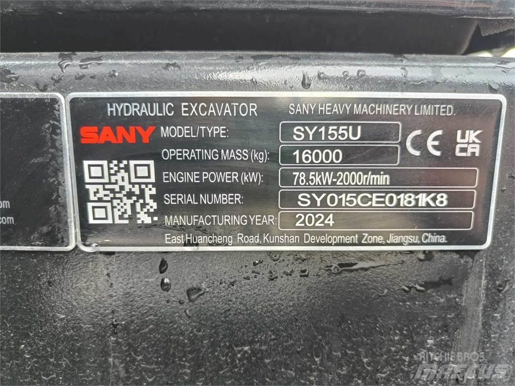 Sany SY155U Bandgrävare