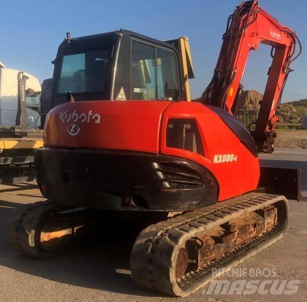 Kubota KX 080-4 Midigrävmaskiner 7t - 12t