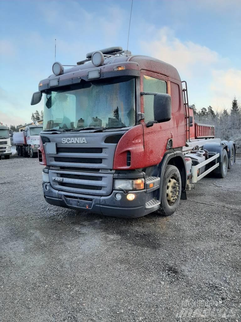 Scania P 420 Växelflak-/Containerbilar