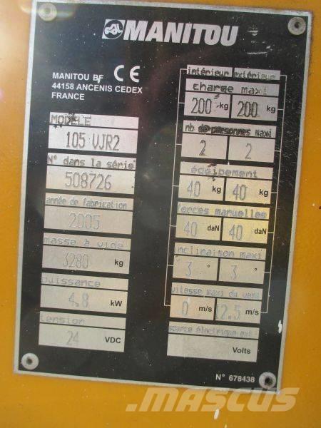 Manitou 105 VJR 2 Personhissar och andra hissar