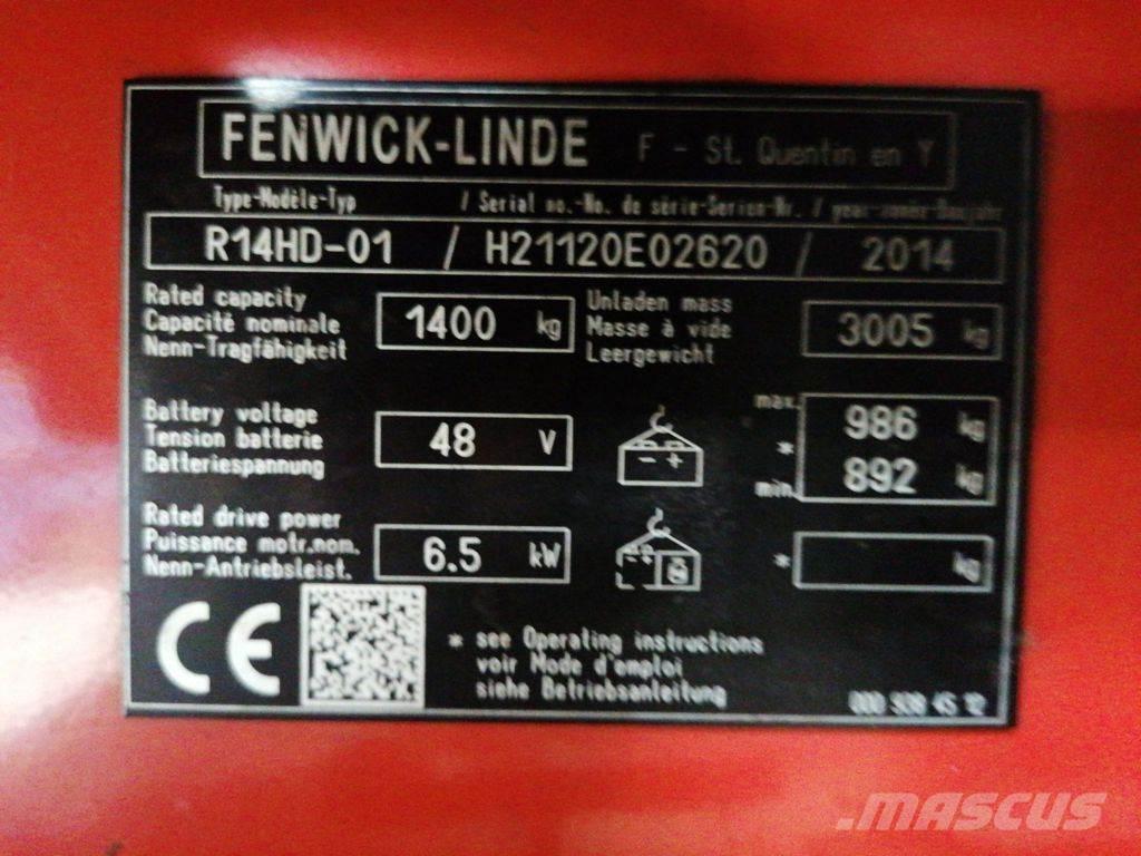 Linde R14HD-01 Skjutstativtruck