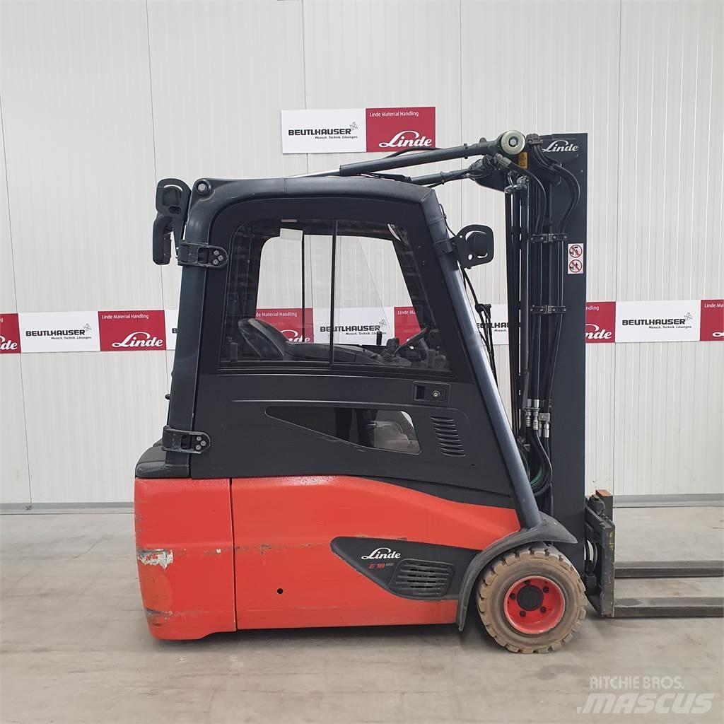 Linde E18L Elmotviktstruckar