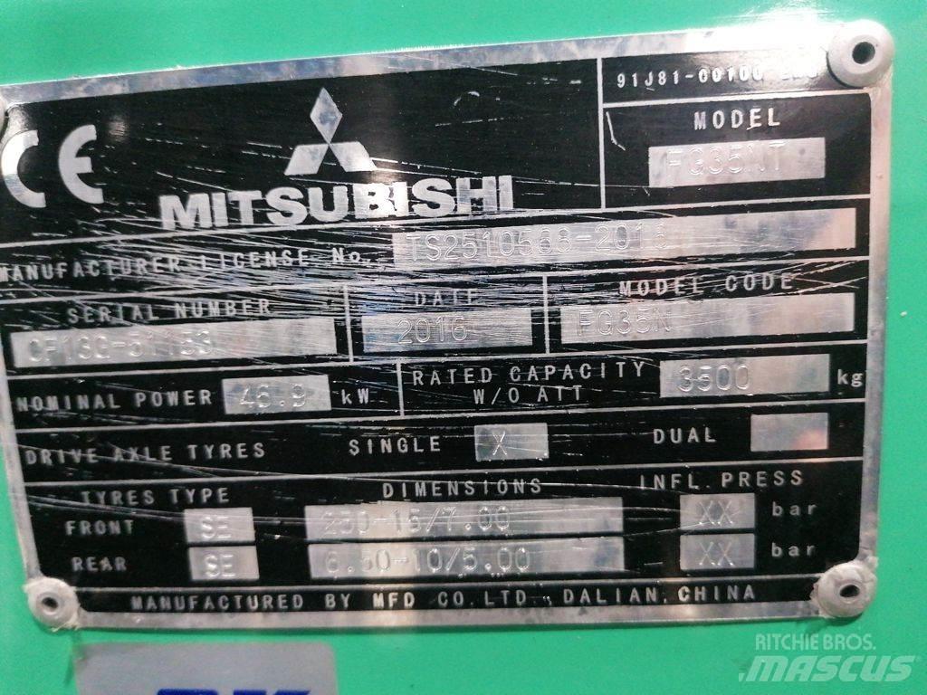Mitsubishi FG35NT Gasolmotviktstruckar