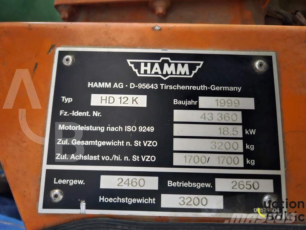 Hamm HD 12 K Andra vältar