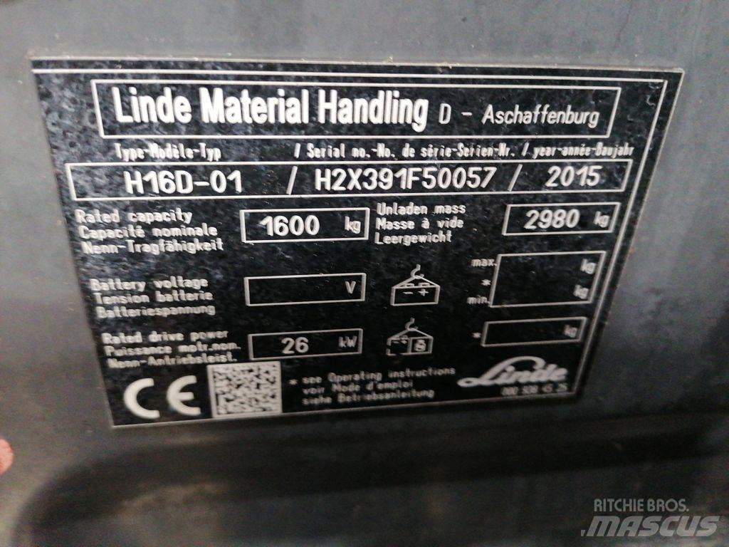 Linde H16D-01 Dieselmotviktstruckar