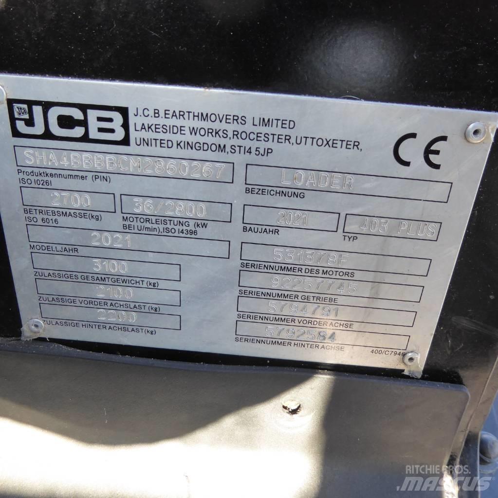 JCB 403 plus Hjullastare
