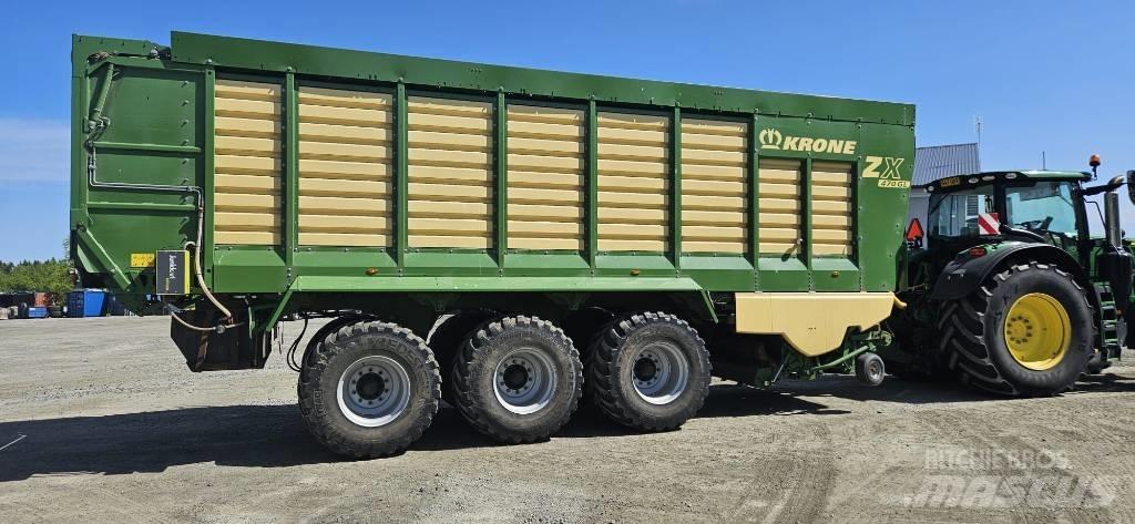 Krone ZX 470 GL Hackvagn / Självlastarvagn