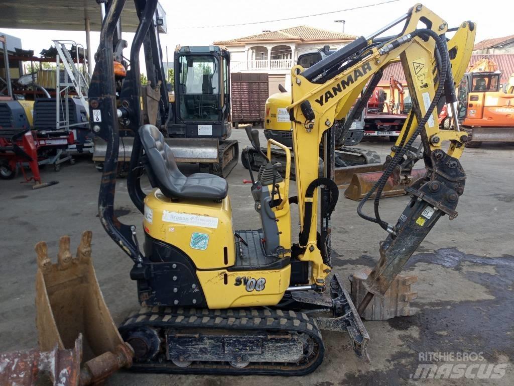 Yanmar SV08-1C Minigrävare < 7t