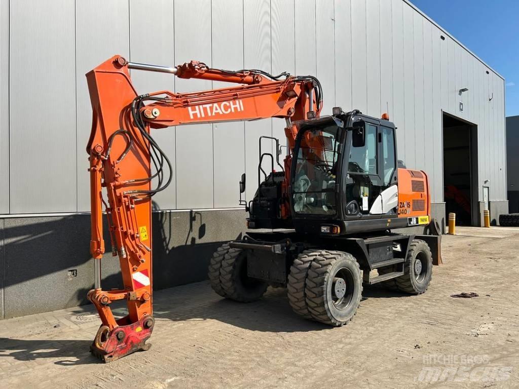 Hitachi ZX 140 W-5B Hjulgrävare