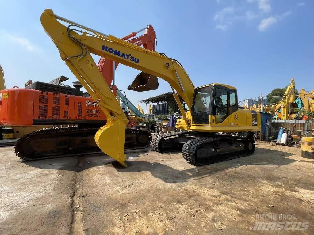 Komatsu PC 200-7 Bandgrävare
