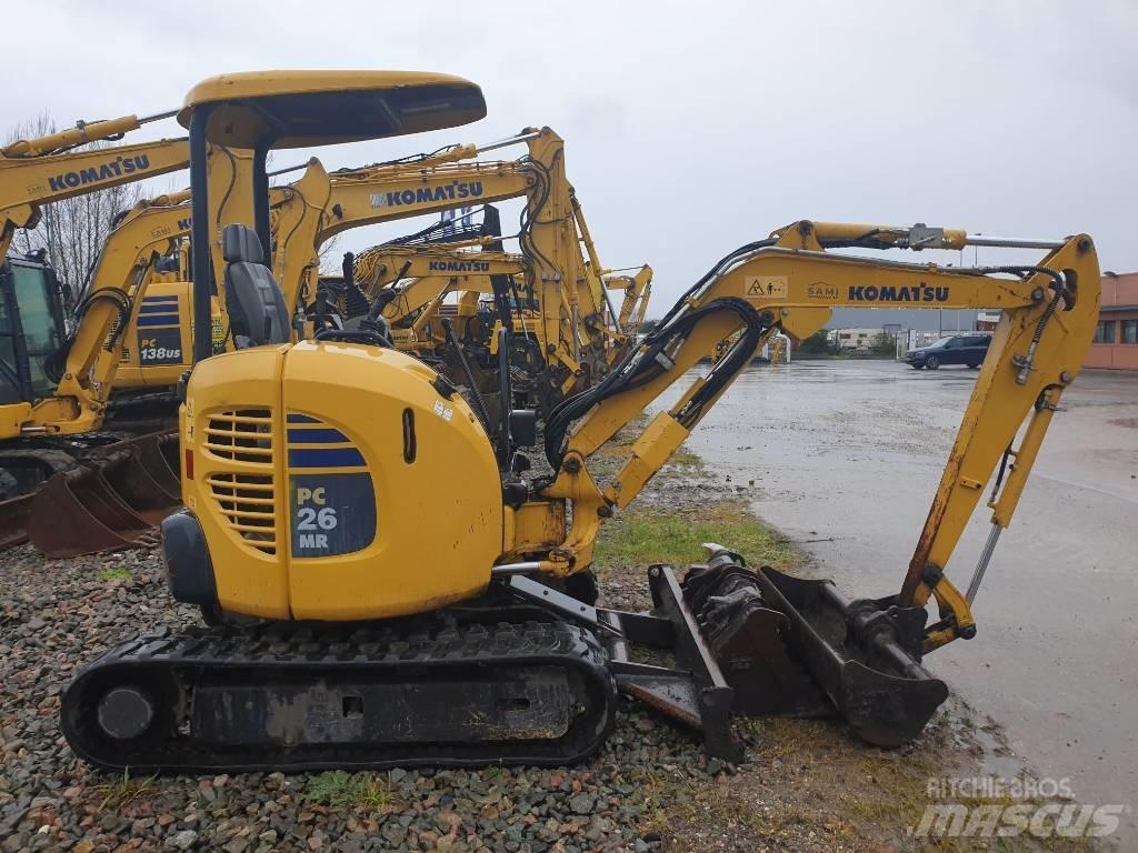 Komatsu PC26MR-3 Minigrävare < 7t