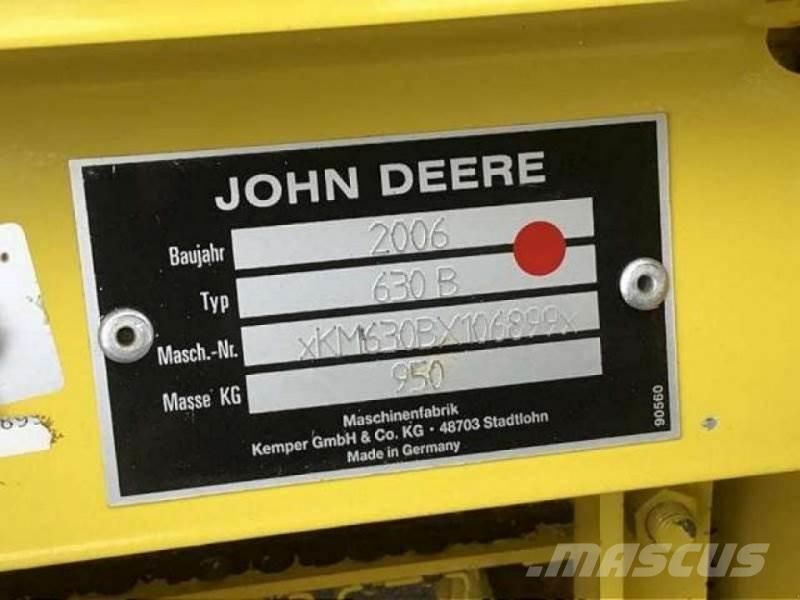 John Deere 630 B Tillbehör för hö och fodermaskiner