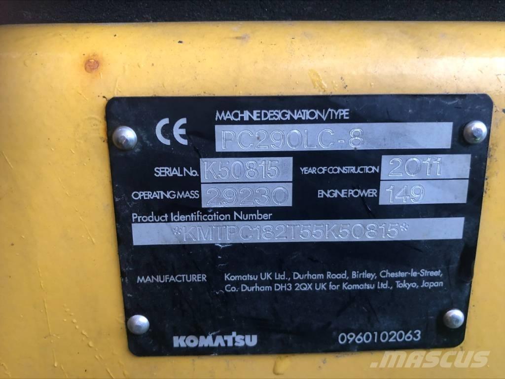 Komatsu PC 290 LC-8 Bandgrävare