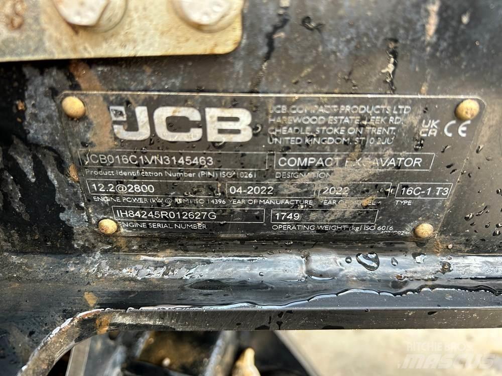 JCB 16C-1 Minigrävare < 7t
